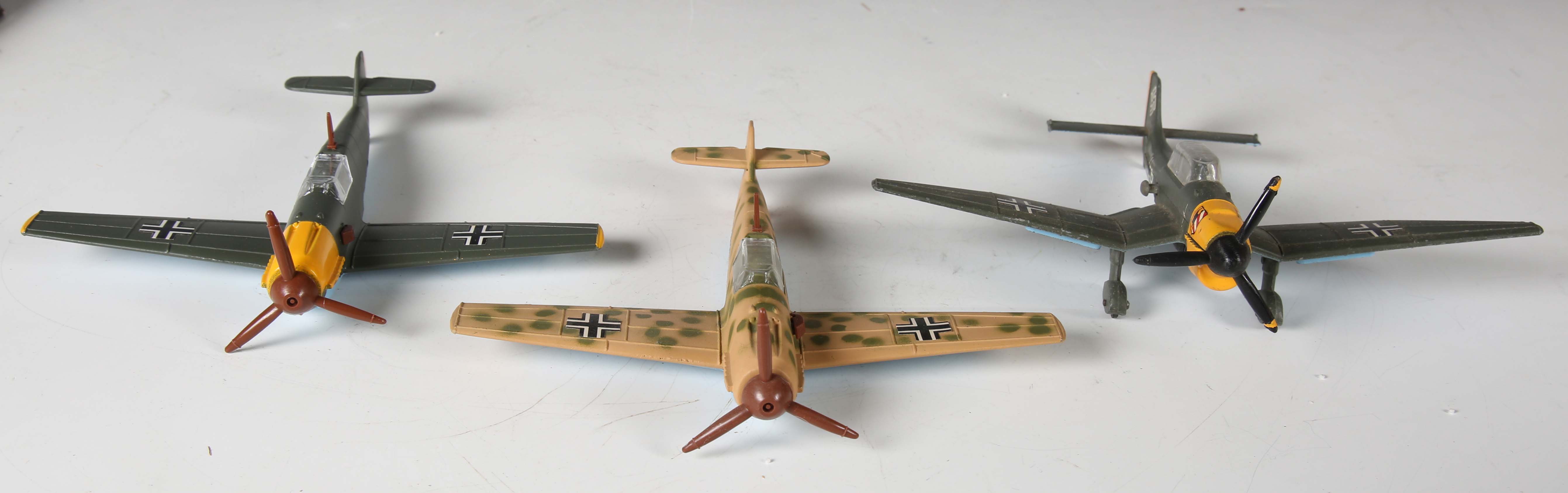 A Dinky Toys No. 726 Pre-production Messerschmitt BF-109E Aeroplane In Metallic Bronze